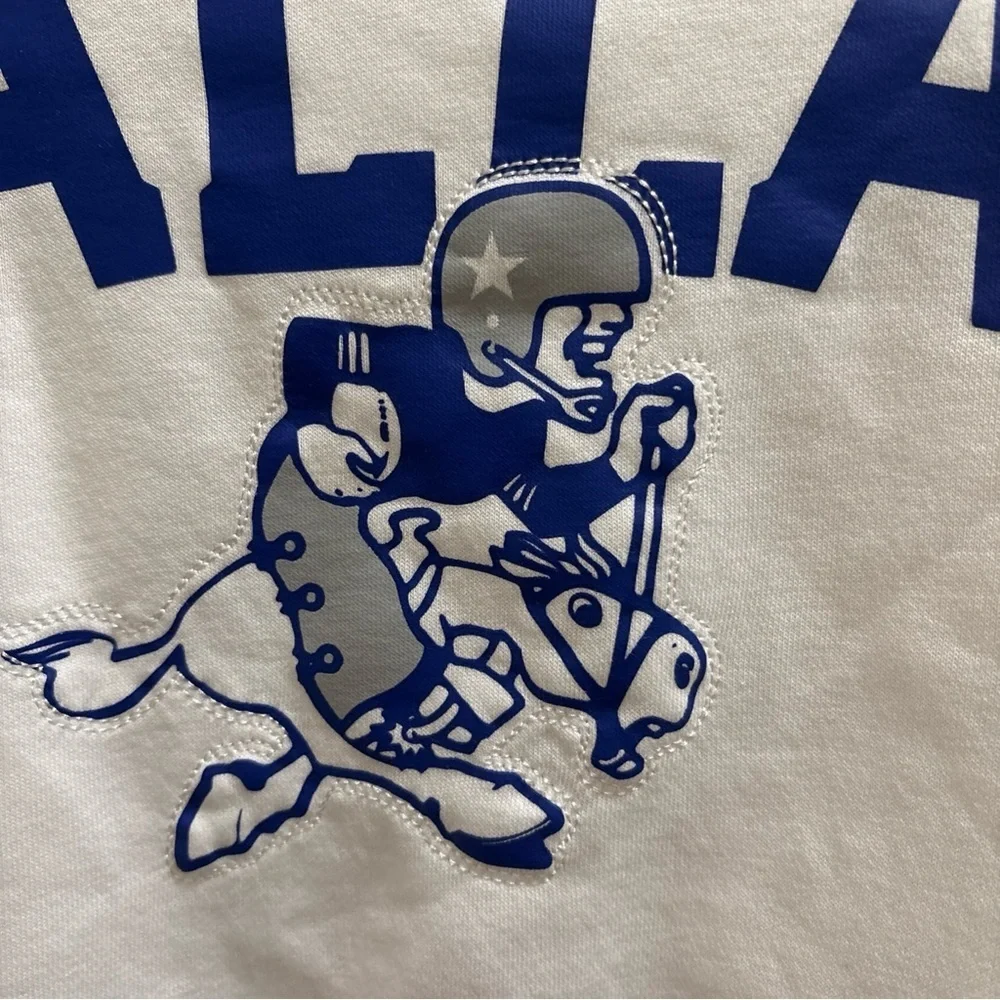 Men's Nike White Dallas Cowboys Gridiron Classics Athletic Pullover Sweatshirt L